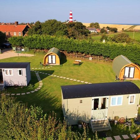Lanterns Shepherds Huts & Glamping Happisburgh Bagian luar foto